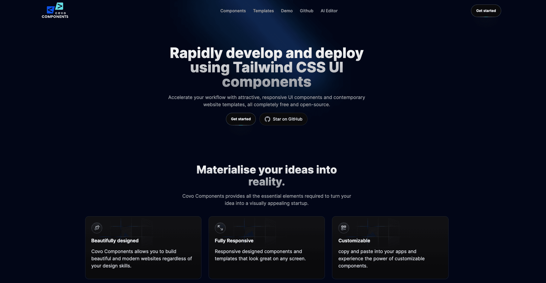 An open-source Tailwind UI component library for developers